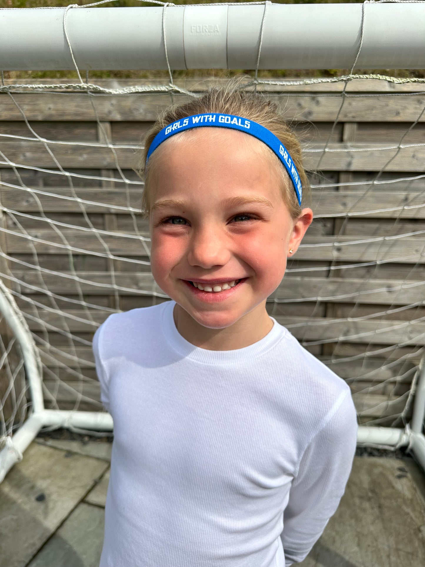 Blue Girls With Goals Headband