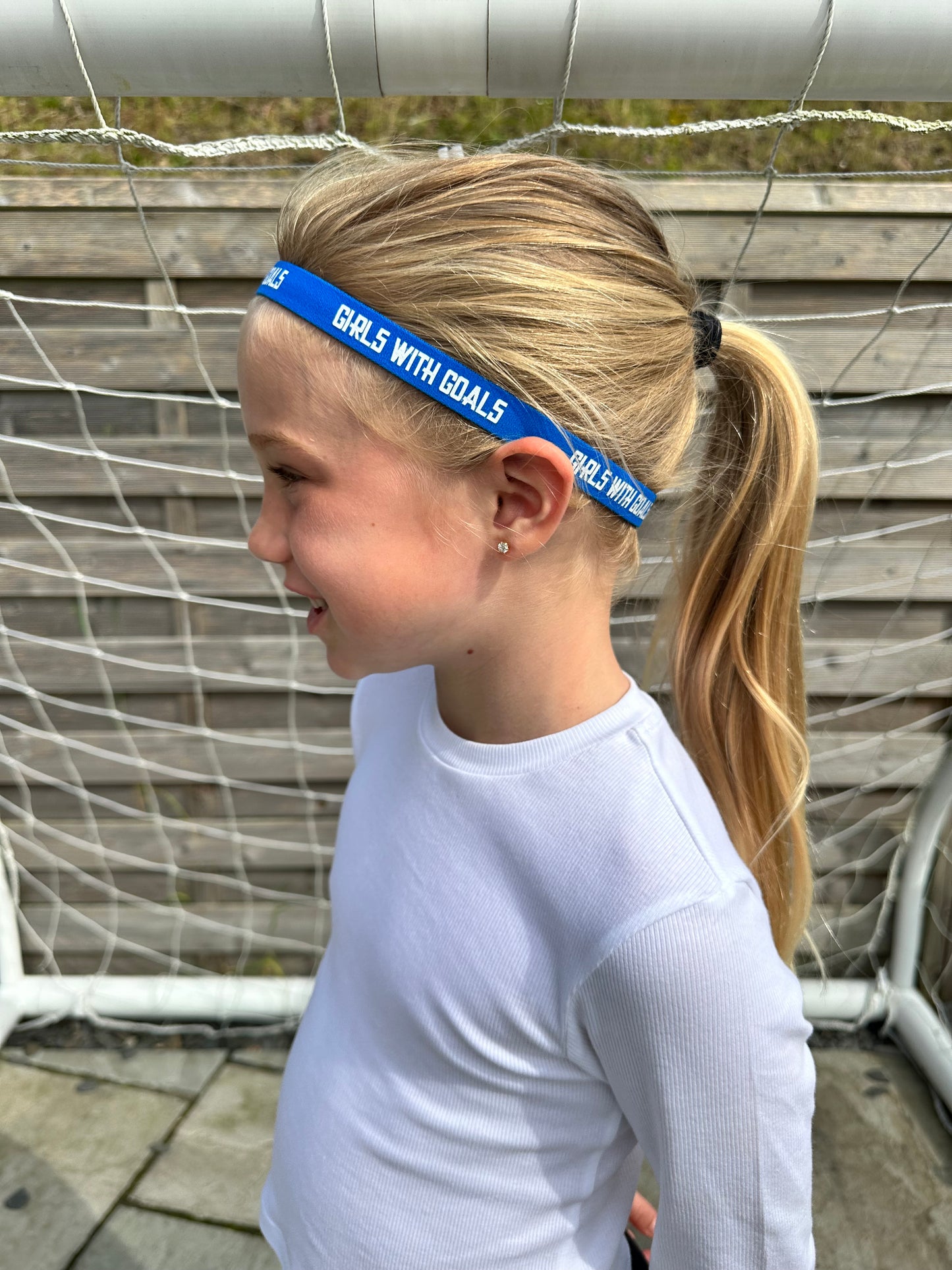 Blue Girls With Goals Headband