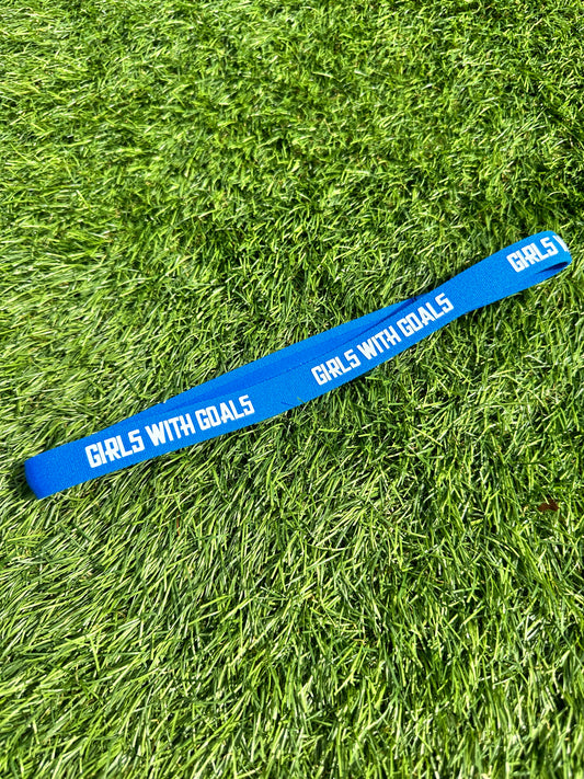 Blue Girls With Goals Headband